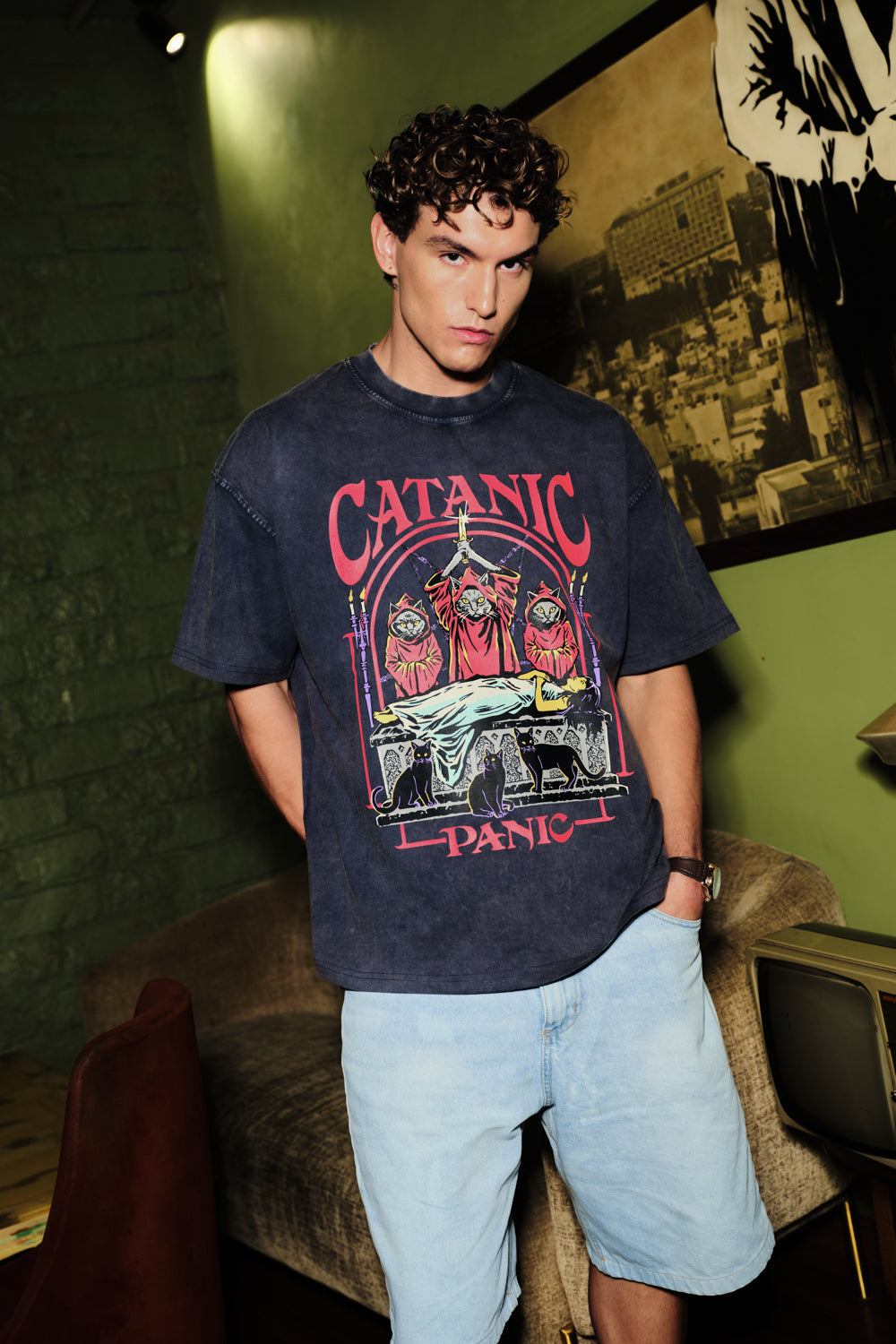 Catanic Oversized T-shirt