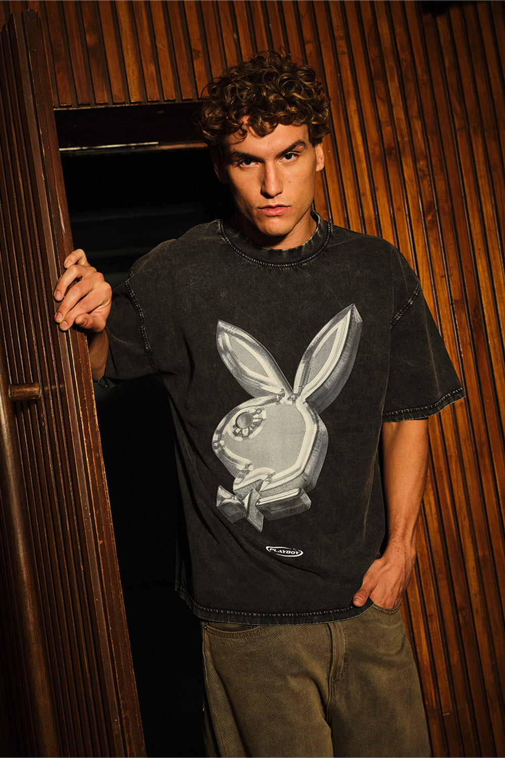Metallic Rabbit Oversized T-shirt