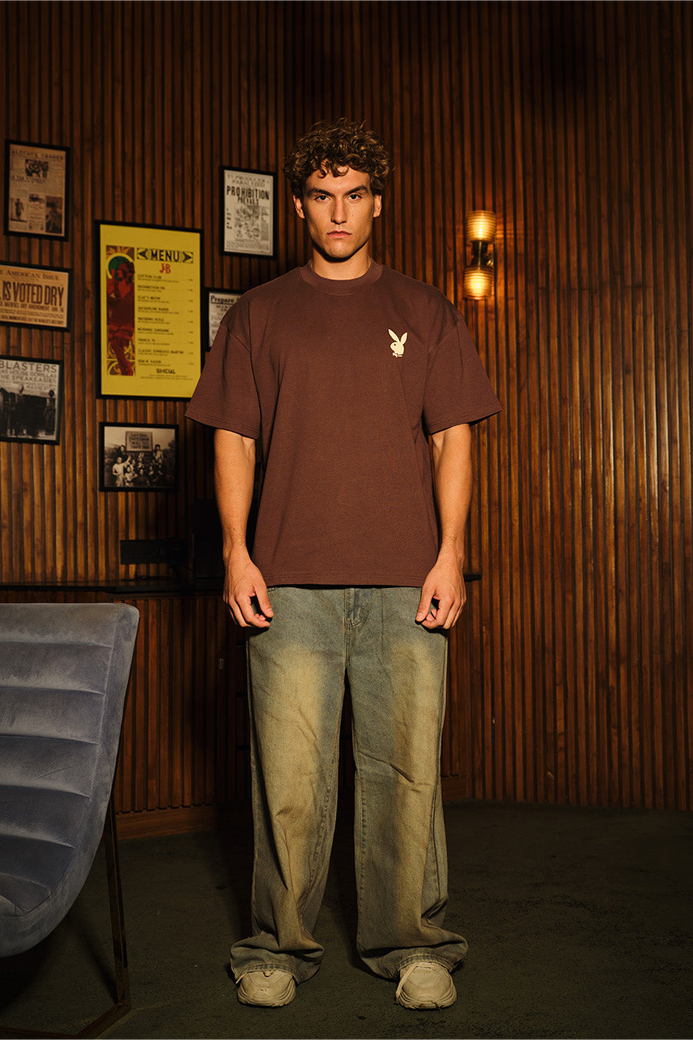 Playboy Enterprises Oversized T-shirt