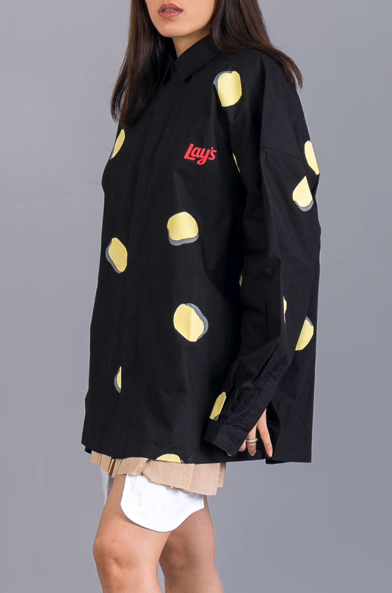 Lay's x HUEMN Shirt (Black)