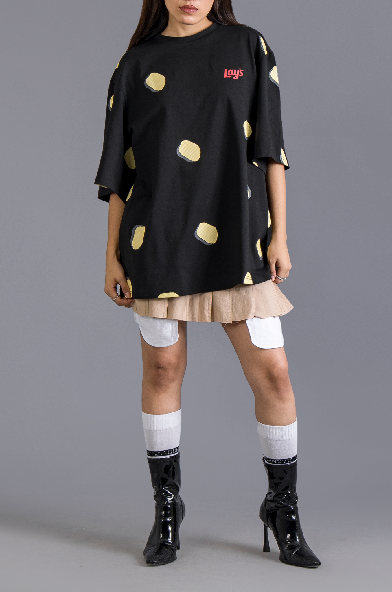 Lay's x HUEMN T-shirt (Black)