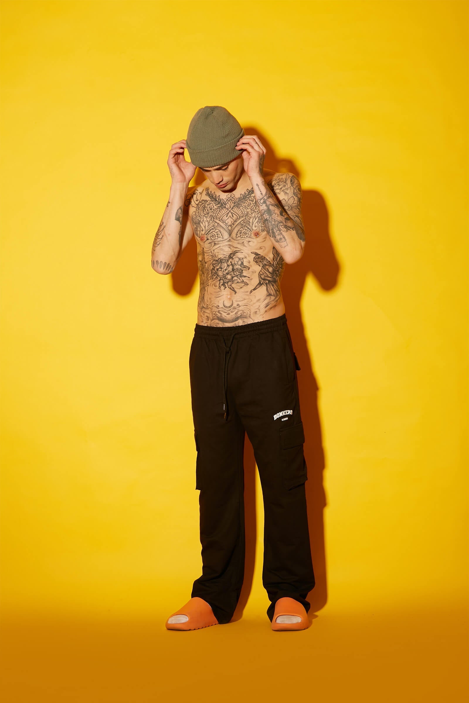 Black Utility Straight Fit Pant - Prime Fitz