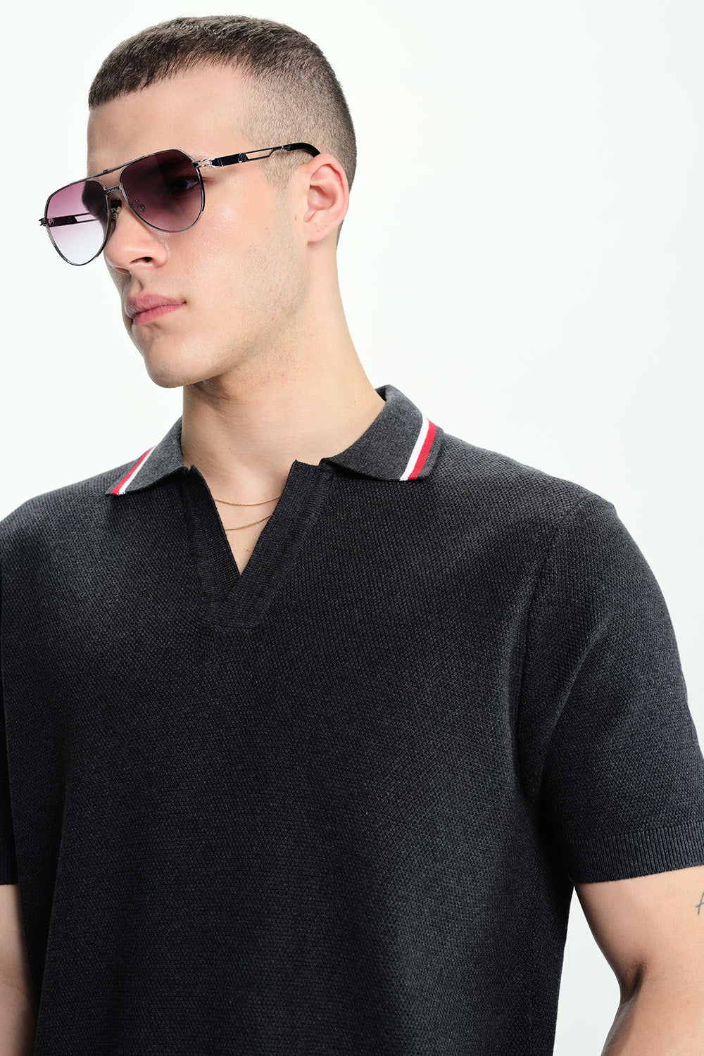 Blackout Knit Polo