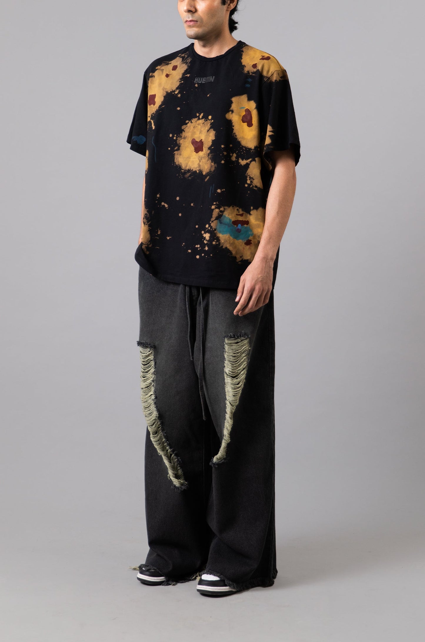 Huemn Blood Washed Starlight T-Shirt (Black) 2.0