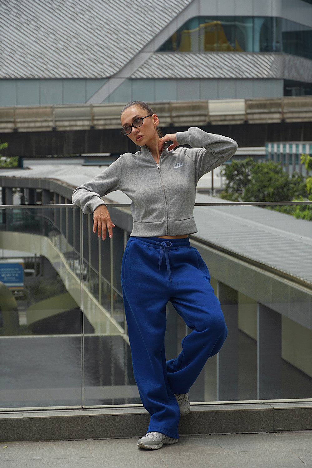 Blue On The Go Joggers