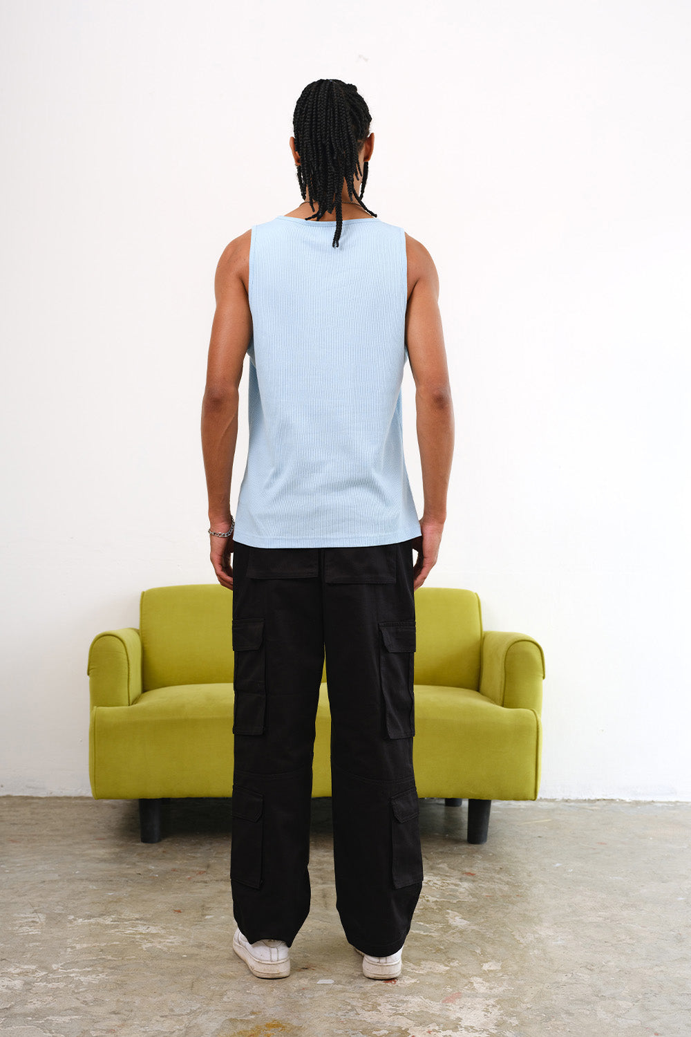 Black 10 Pockets Cargo Pants