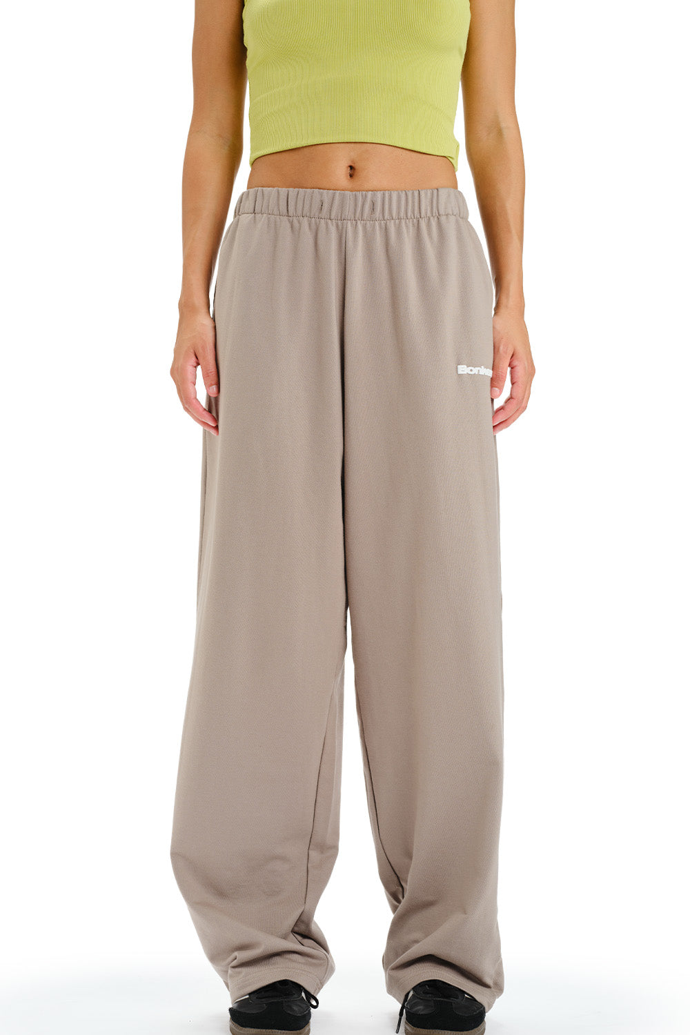 Sand Beige Loose Fit Joggers