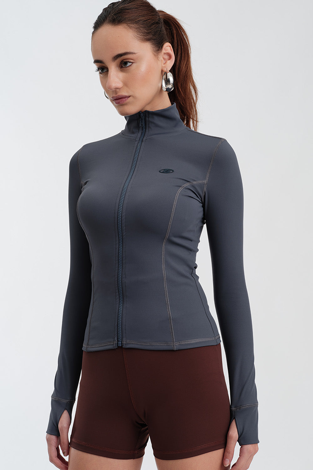 Topaz Grey Defined Regular Jacket