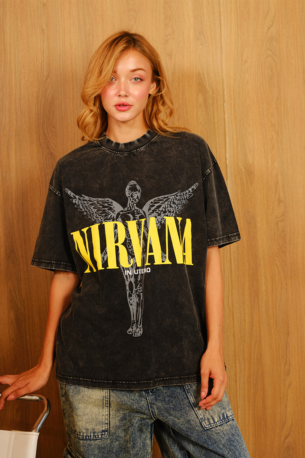 Black Nirvana Oversized T-shirt