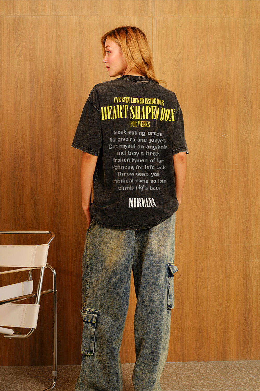 Black Nirvana Oversized T-shirt