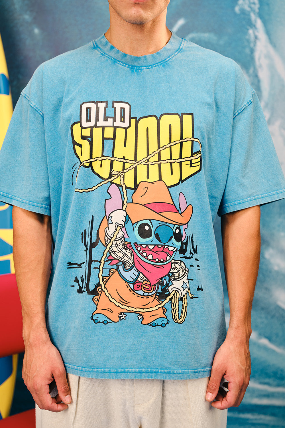 Old School Stitch Oversized T-Shirt