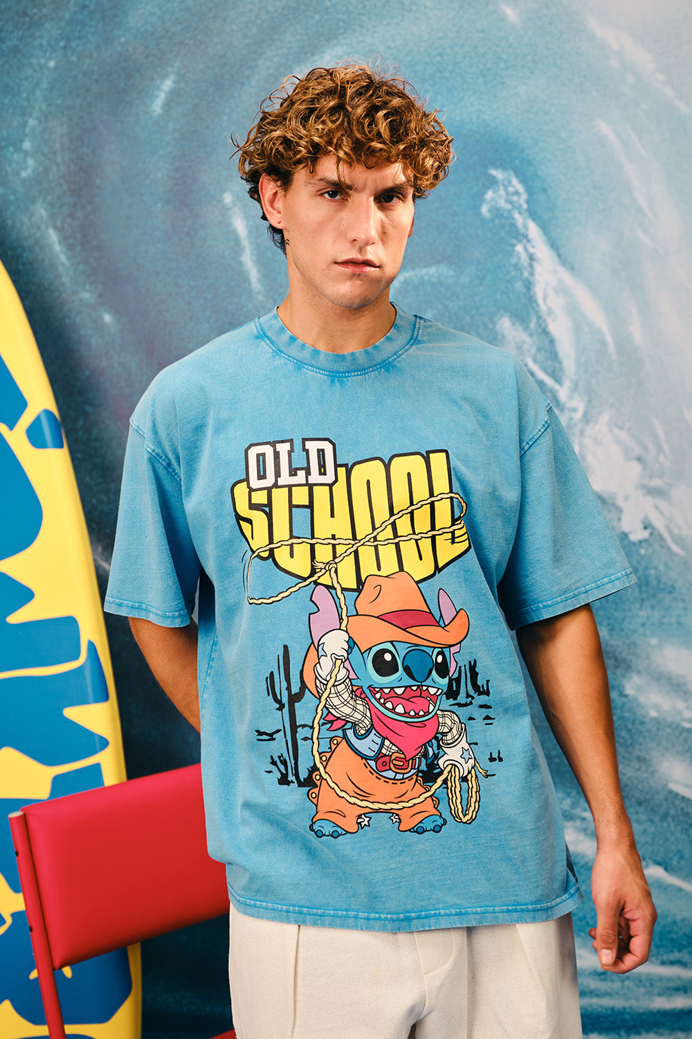 Old School Stitch Oversized T-Shirt