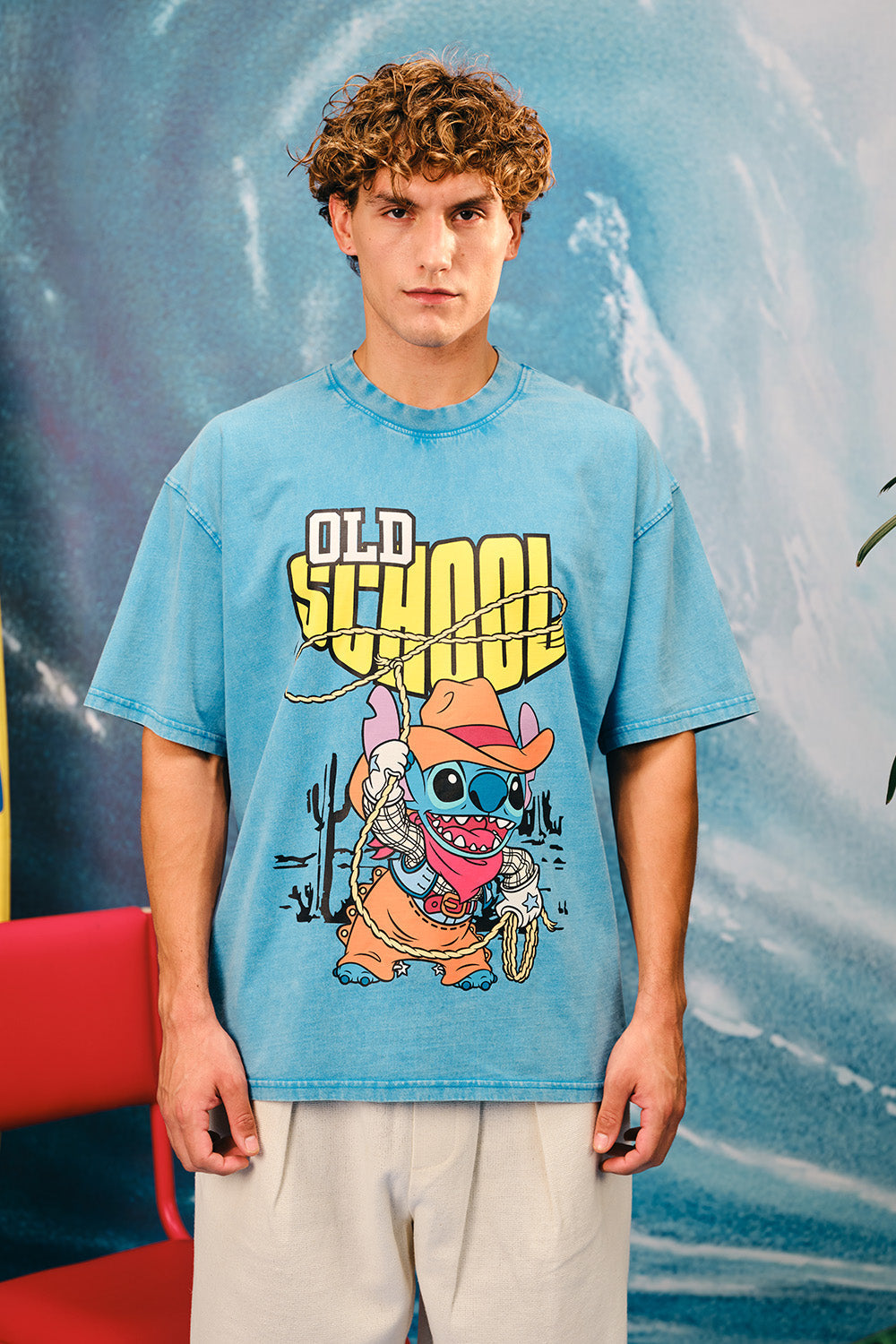 Old School Stitch Oversized T-Shirt