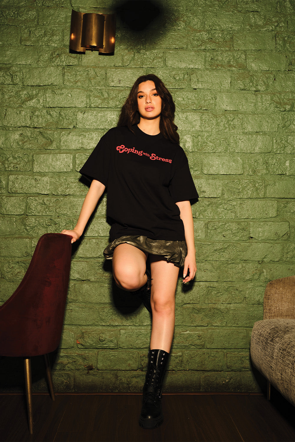 Coping With Stress Oversized T-shirt