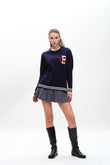Bonkers Corner Varsity Crewneck Sweatshirt