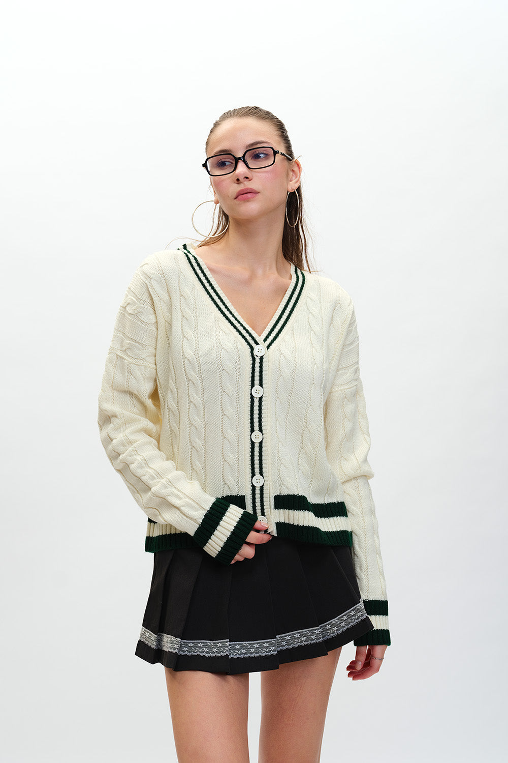 Cable Knit Cardigan