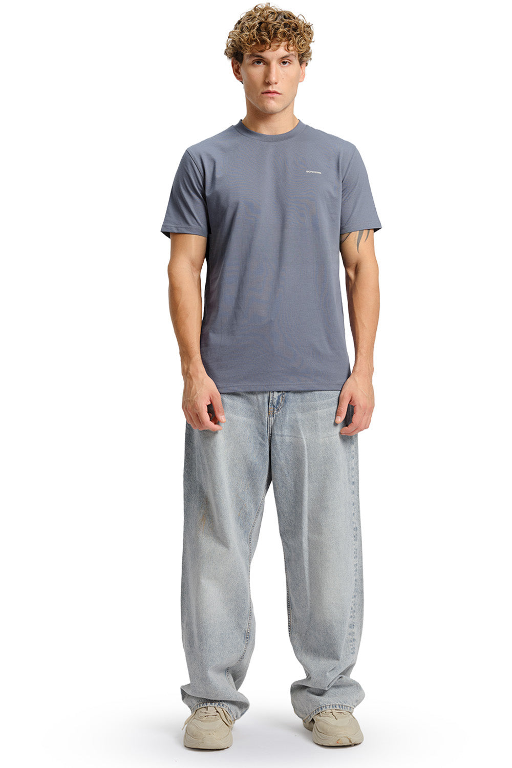 Glacier Grey Supima Regular Fit T-shirtÂ 