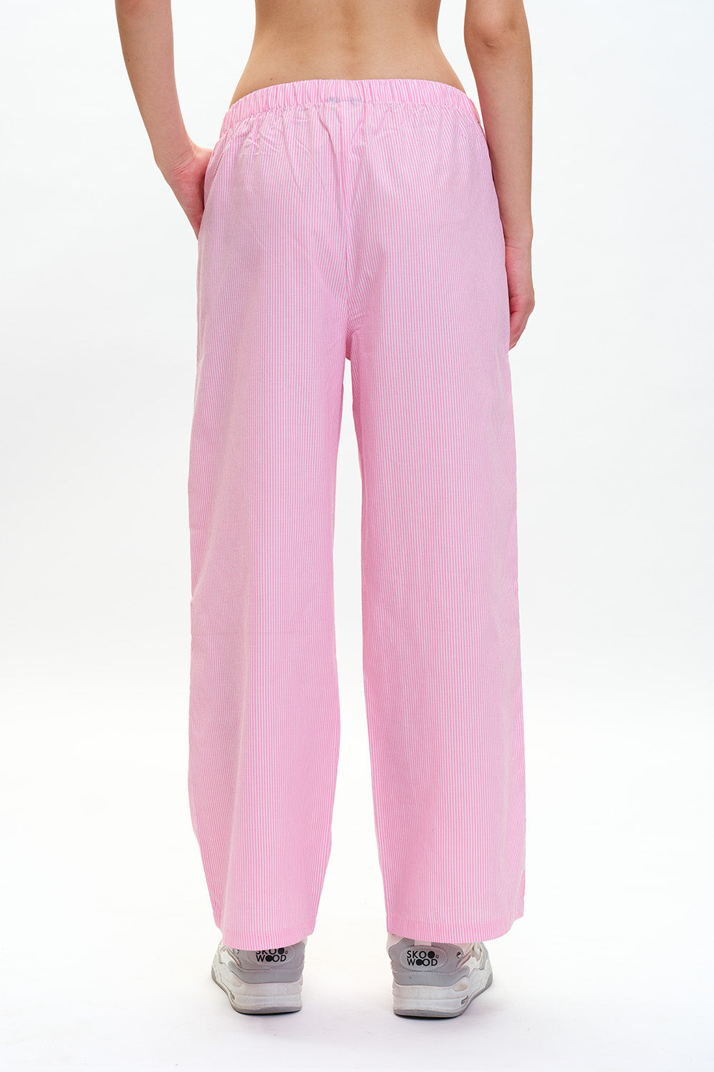 Pink High-Rise Pants