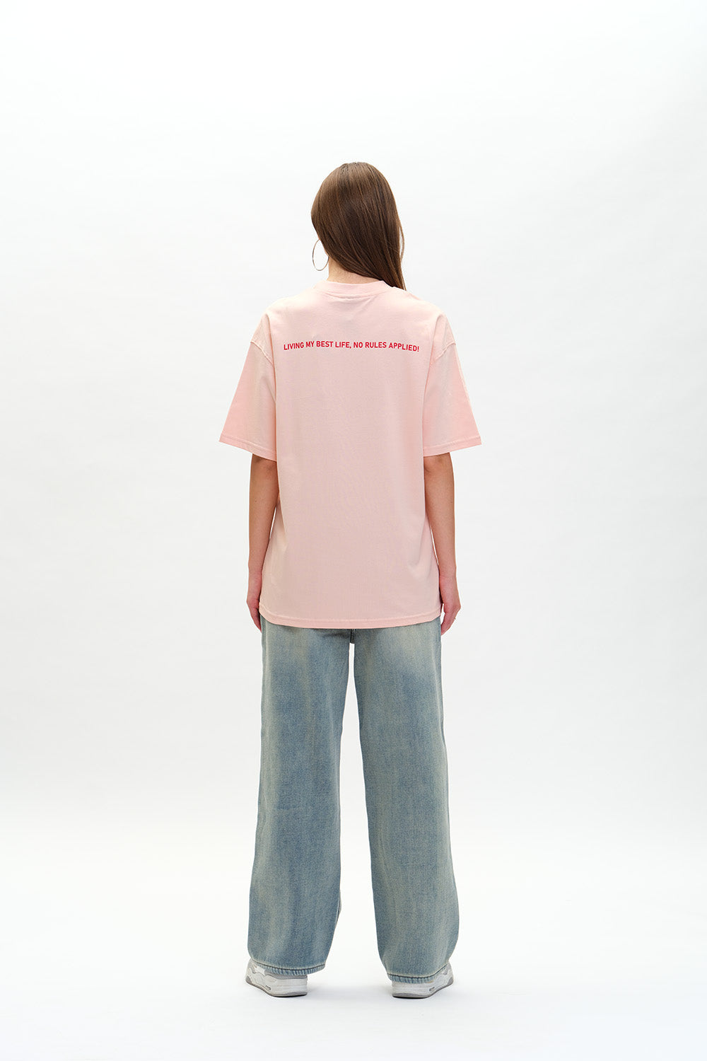 Wild-In Embroidered Premium Oversized T-shirt