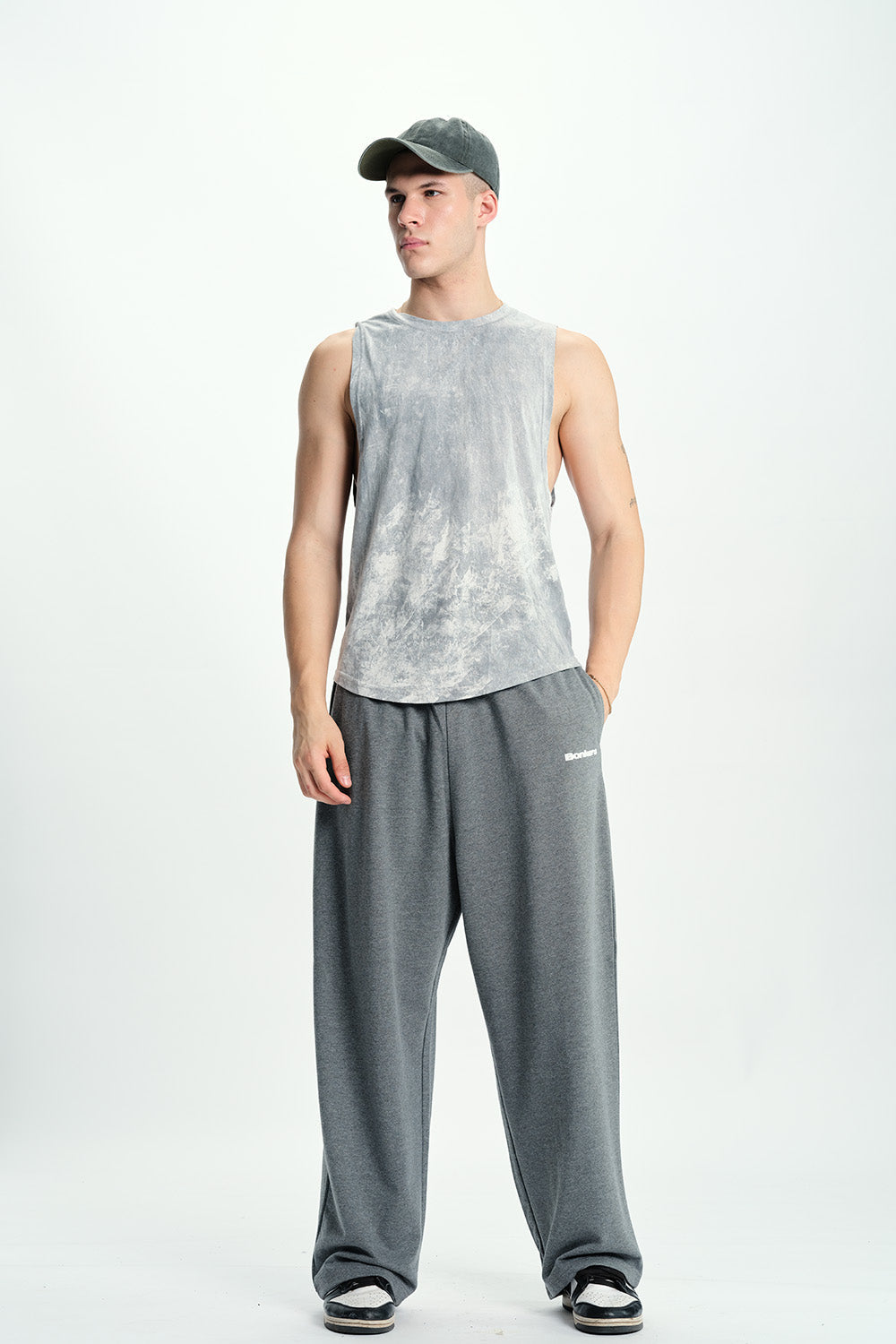 Melange Mode Loose Fit Joggers