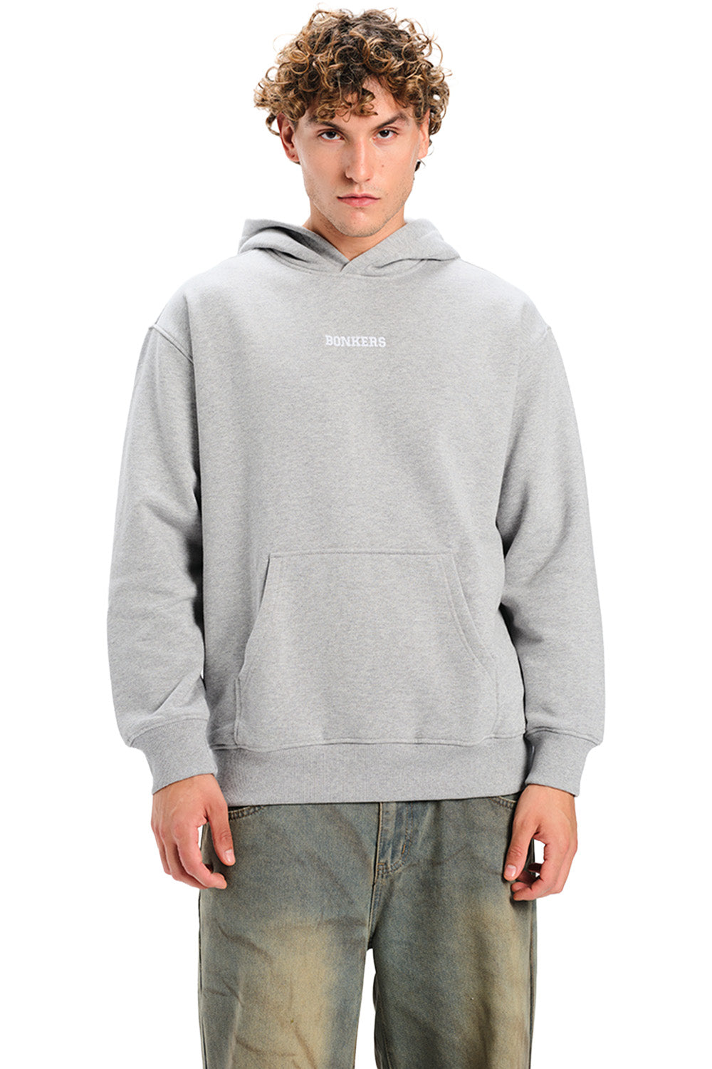 Signature Grey Melange Hoodie