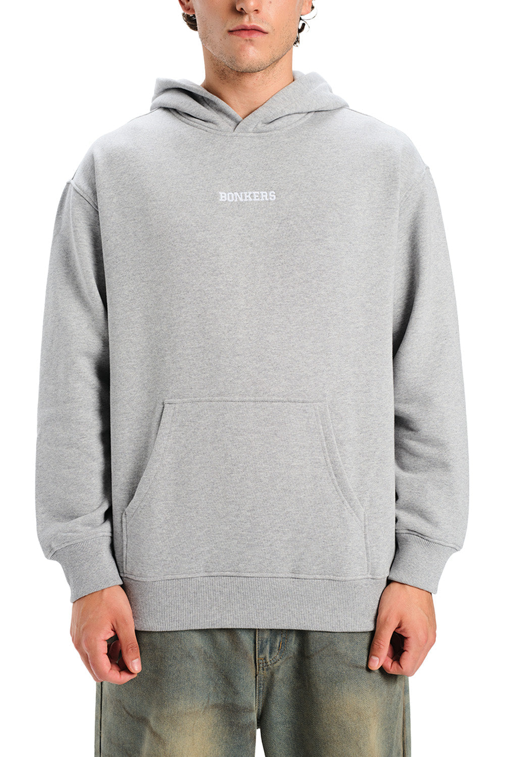 Signature Grey Melange Hoodie