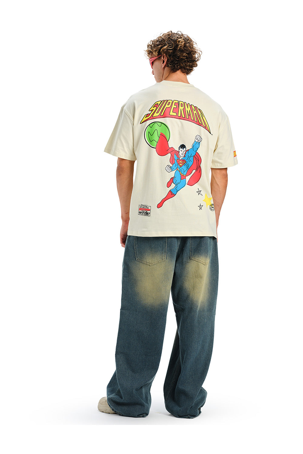 Superman Retro Comic Oversized T-shirt