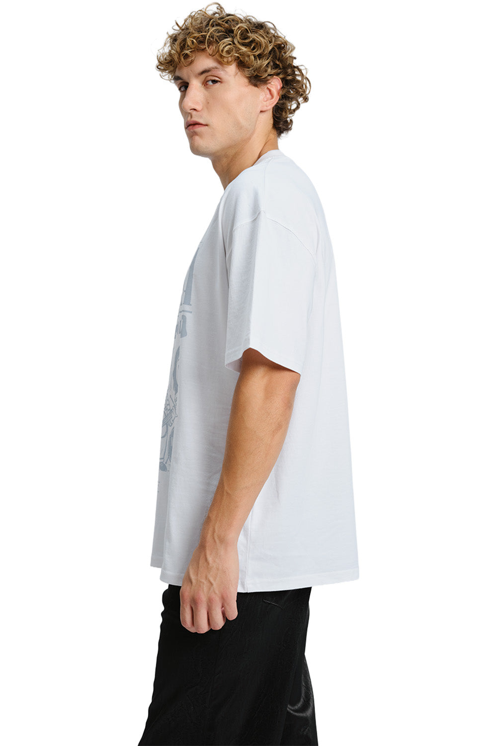 Come As You Are White Oversized T-shirt