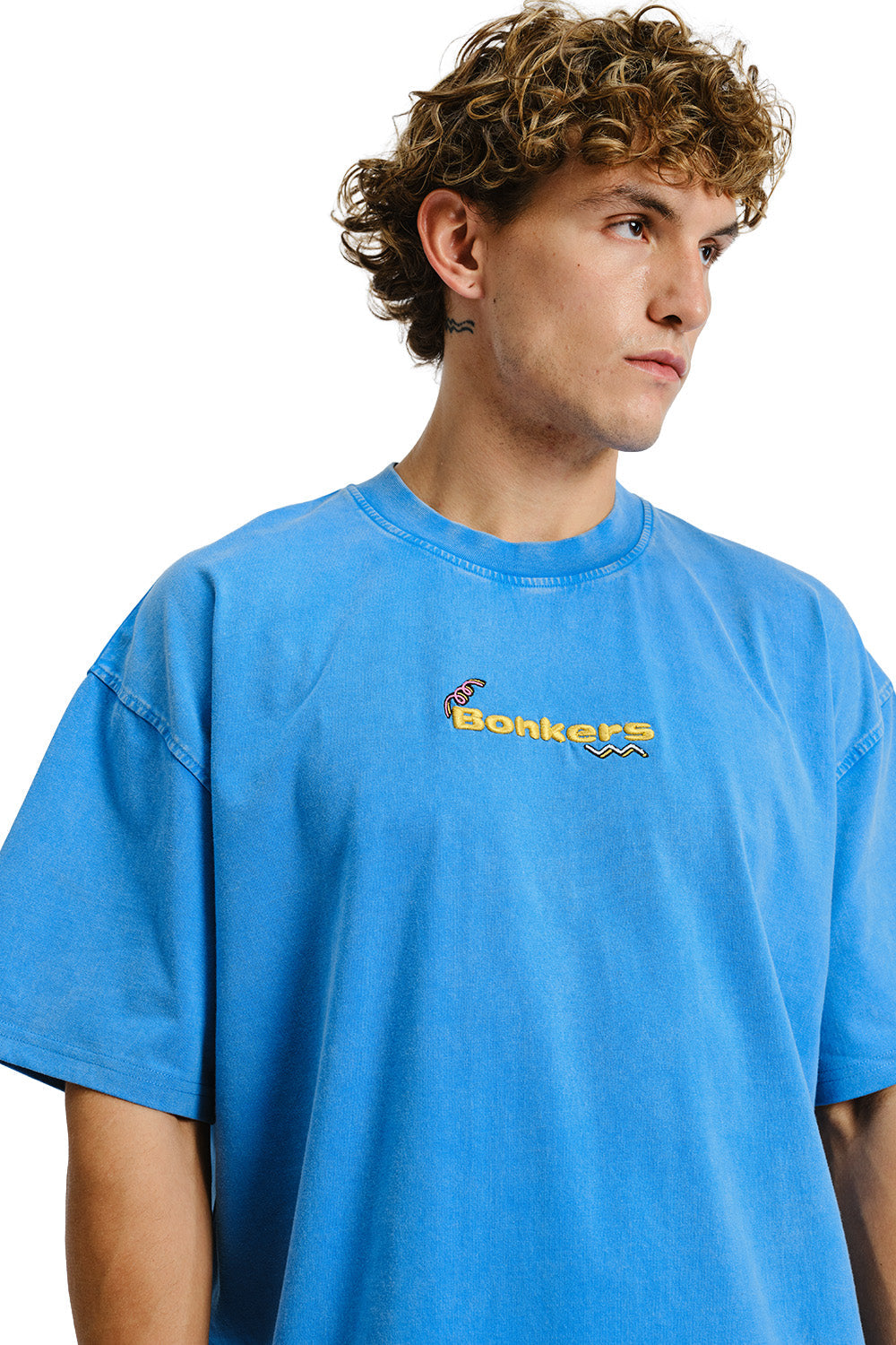 Homeboys Faded Blue Oversized T-shirt