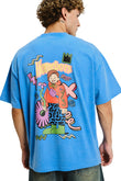 Homeboys Faded Blue Oversized T-shirt