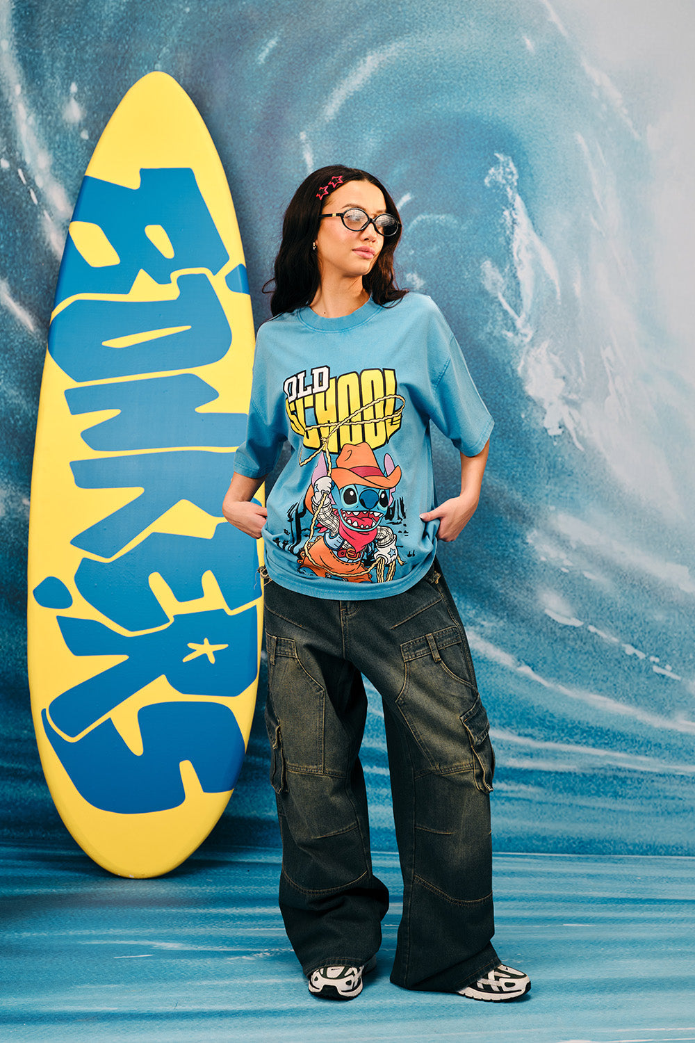 Old School Stitch Oversized T-Shirt