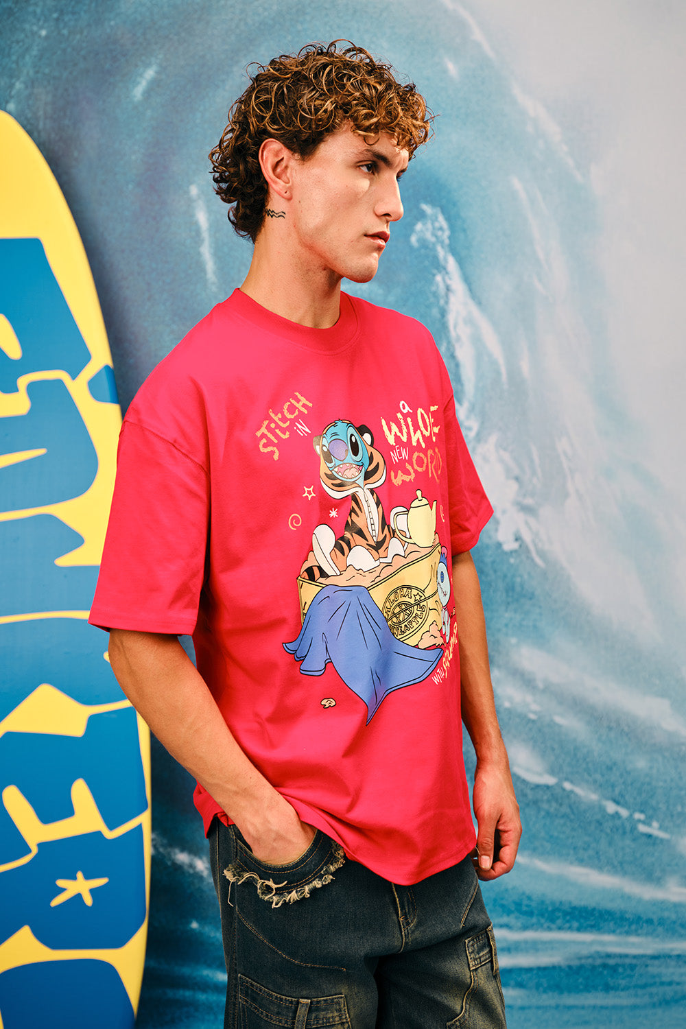 Stitch's Whole New World Oversized T-shirt