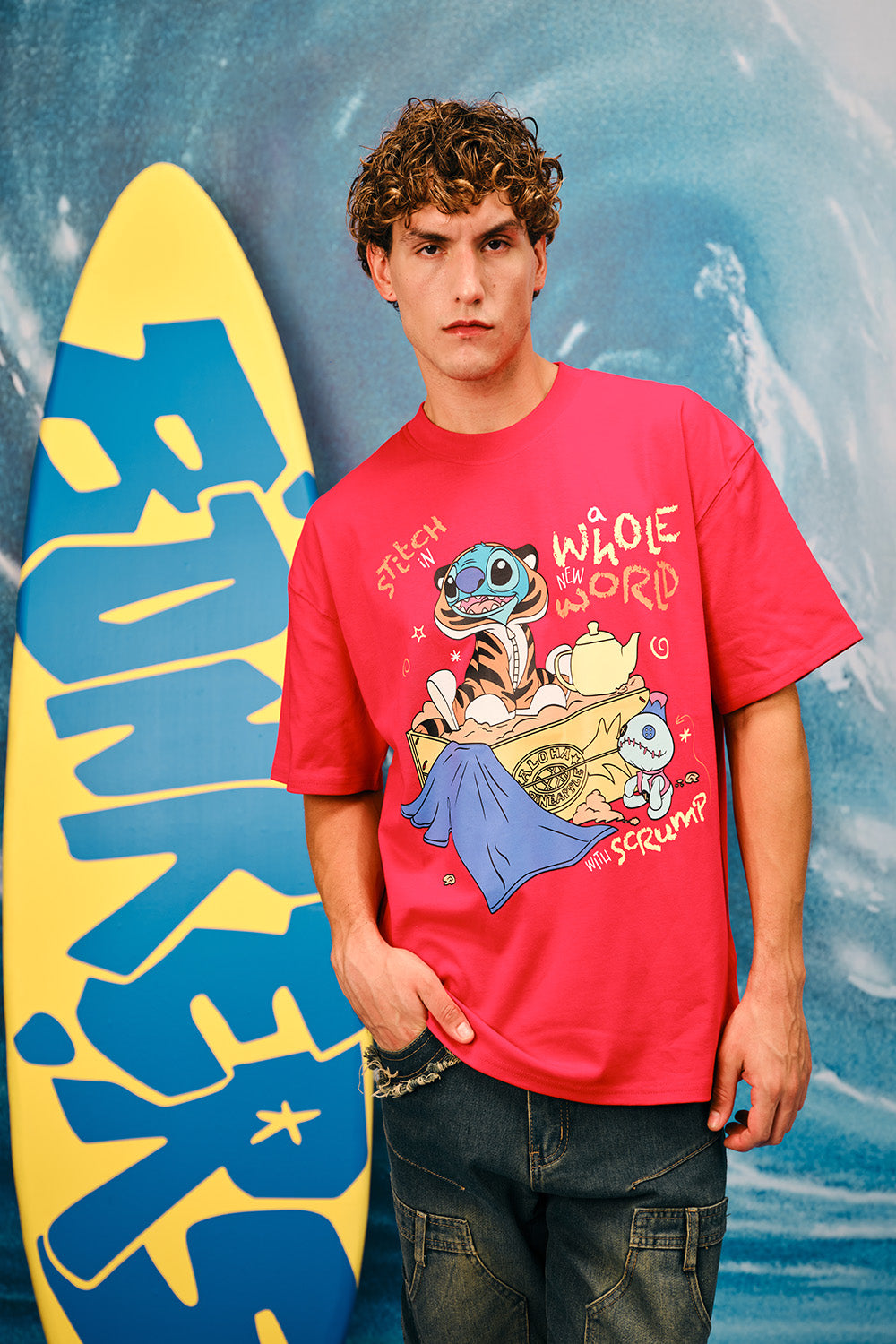Stitch's Whole New World Oversized T-shirt