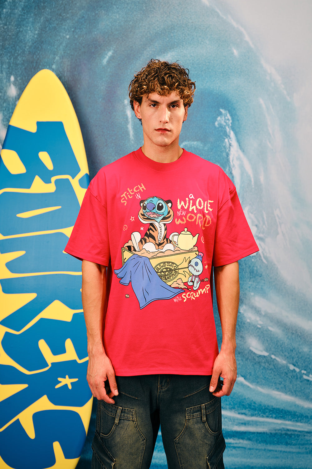 Stitch's Whole New World Oversized T-shirt