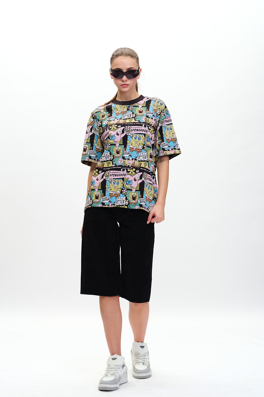 The Adventure Of SpongeBob Oversized T-shirt