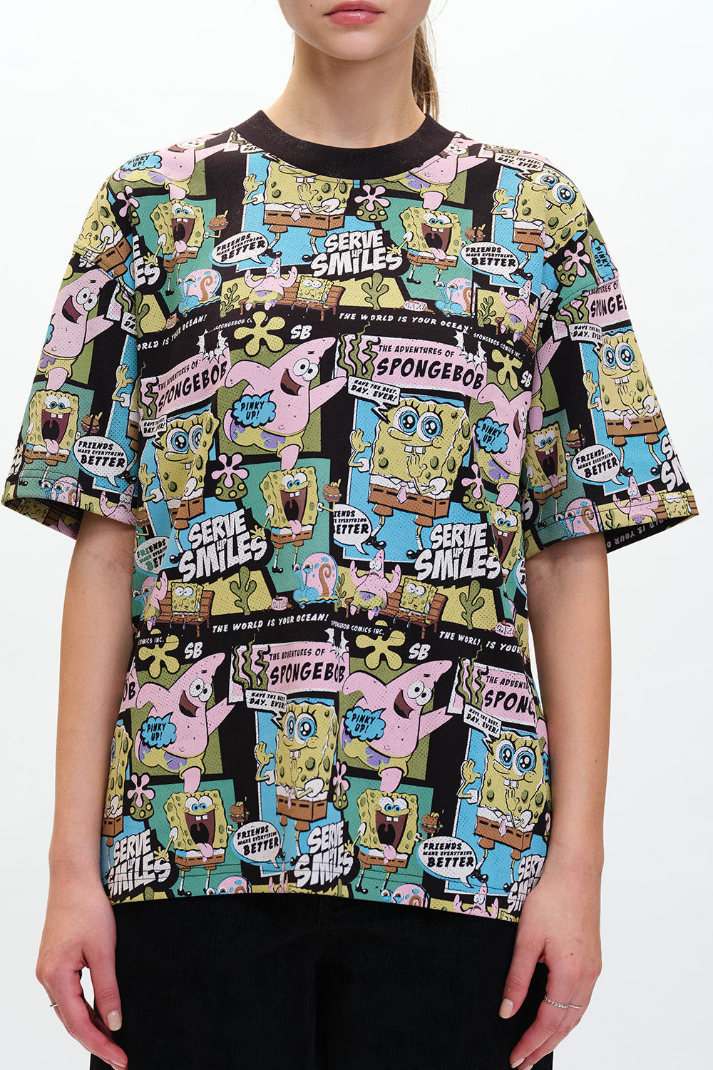 The Adventure Of SpongeBob Oversized T-shirt
