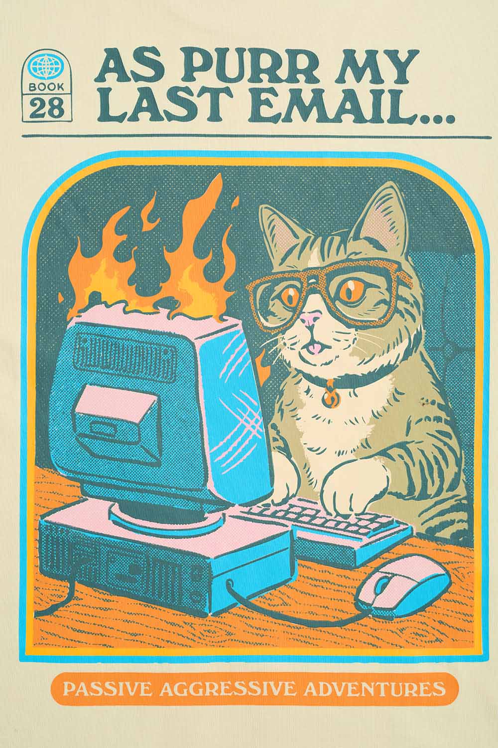 Purred Emails Oversized T-shirt