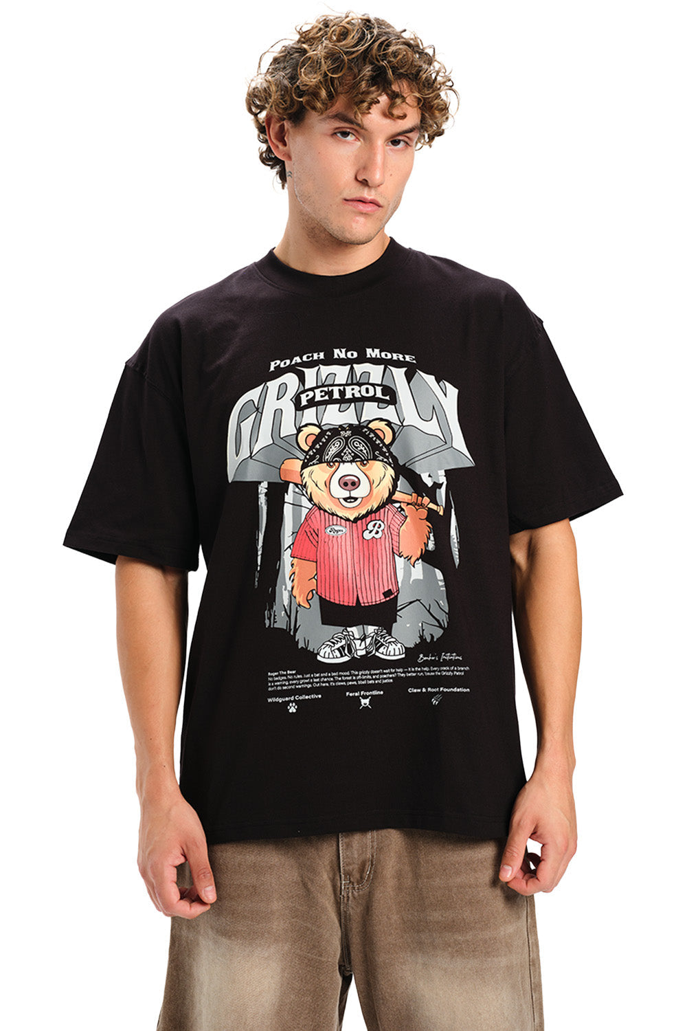 Grizzly Rebellion Oversized T-shirt