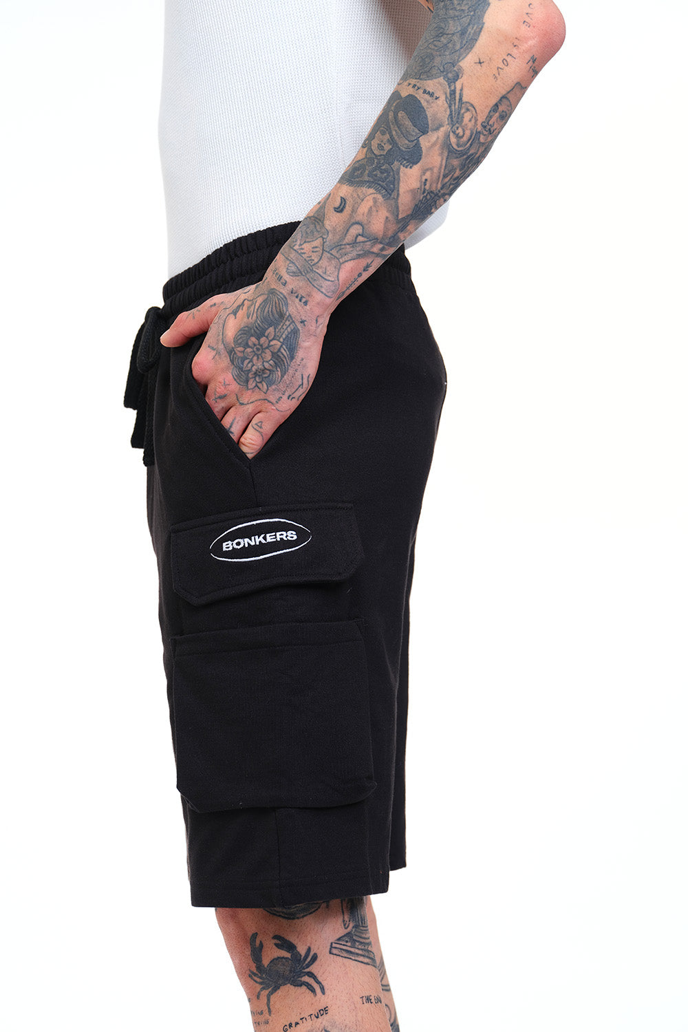 Signature 4 Pocket Black Utility Shorts