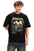 Metallica Black Golden Chaos Oversized T-shirt