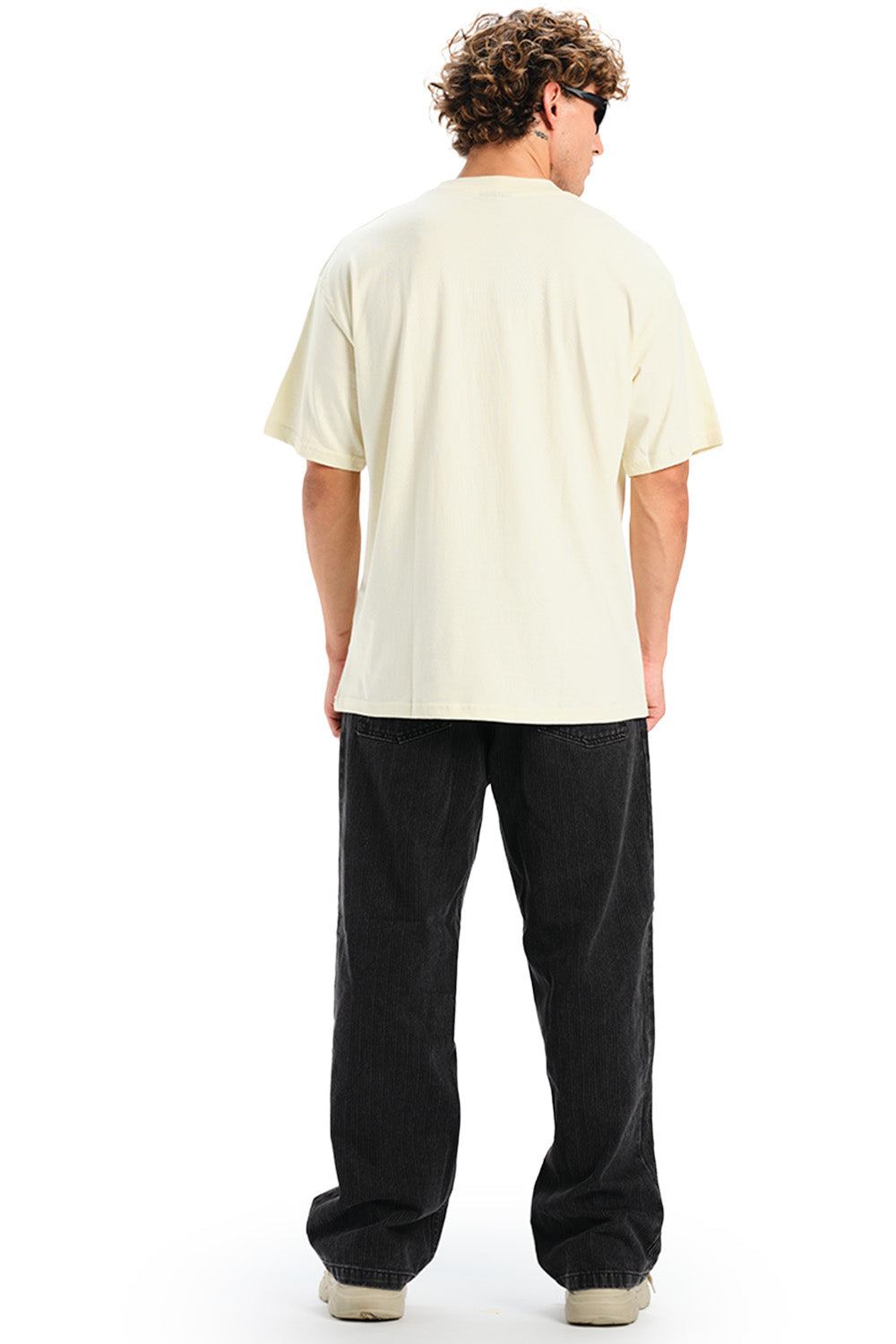 Metallica White Golden Chaos Oversized T-shirt