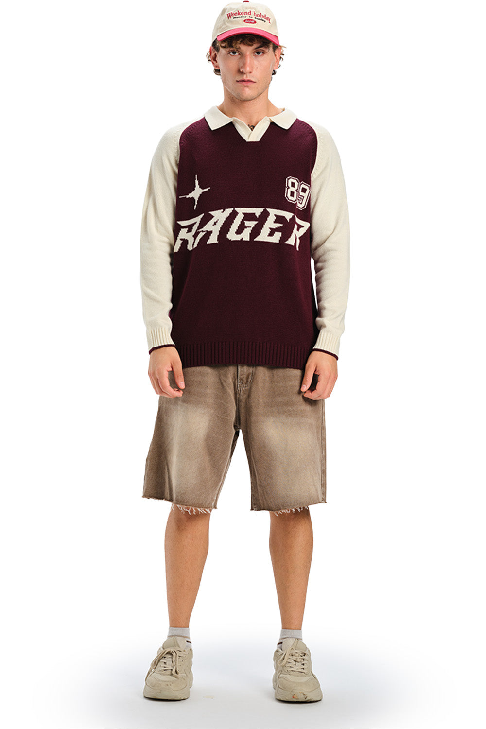 Rager Full Sleeve Knit Polo