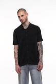 Black Knit Shirt
