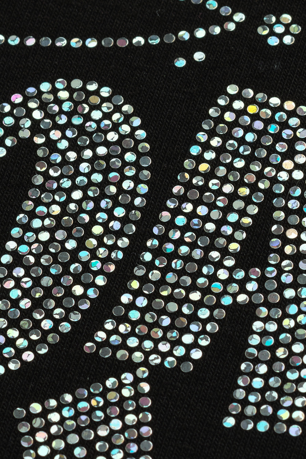 Bling Queen Rhinestone Crop Top