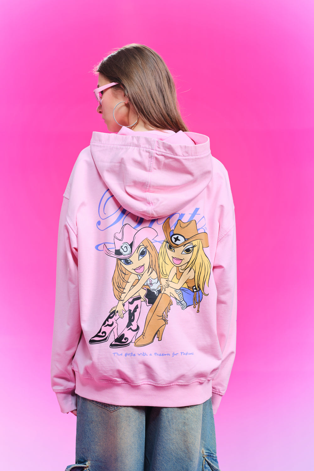 Girls Are Girls Pink Hoodie