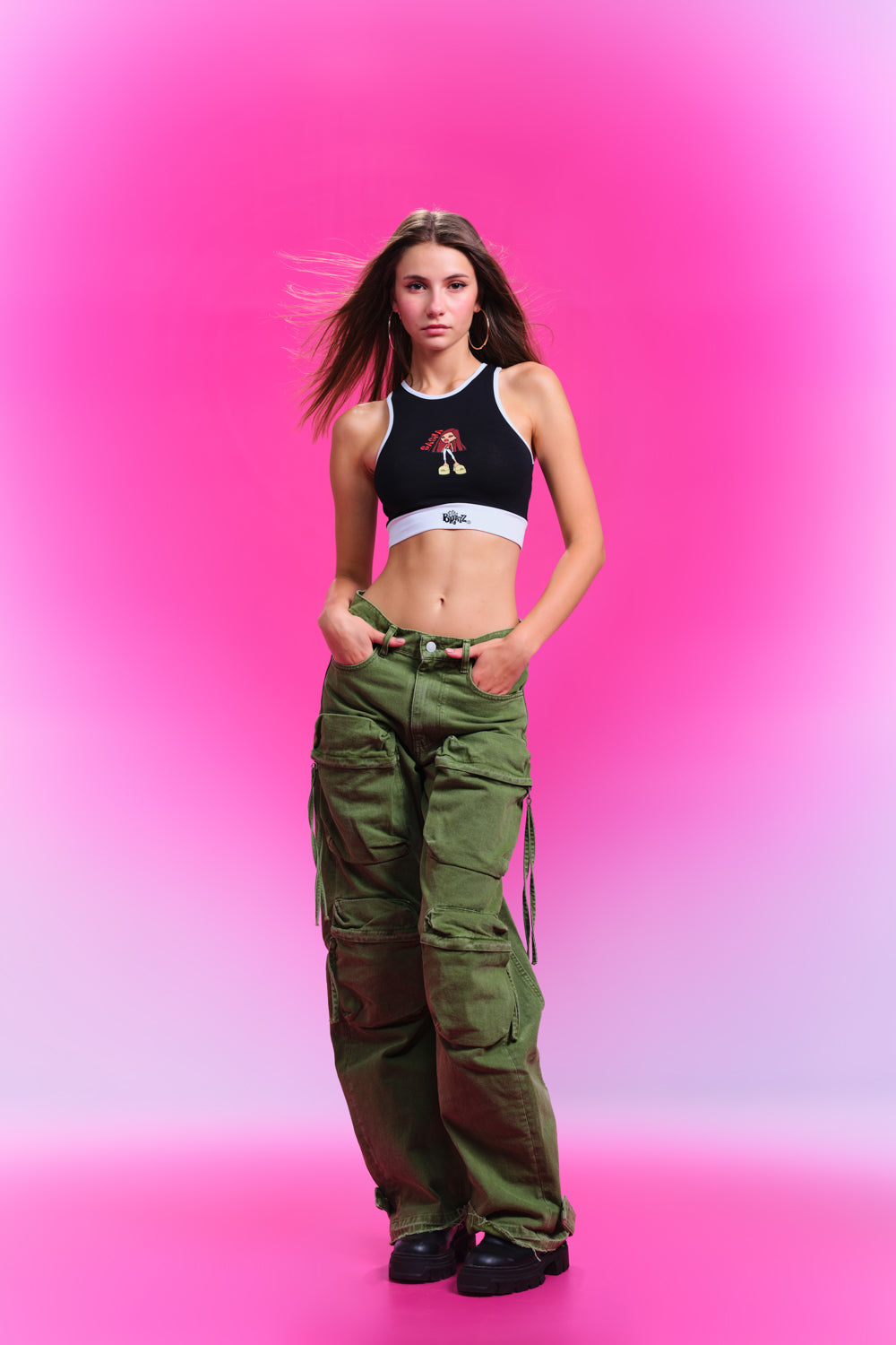 Sasha Crop Sports Tank