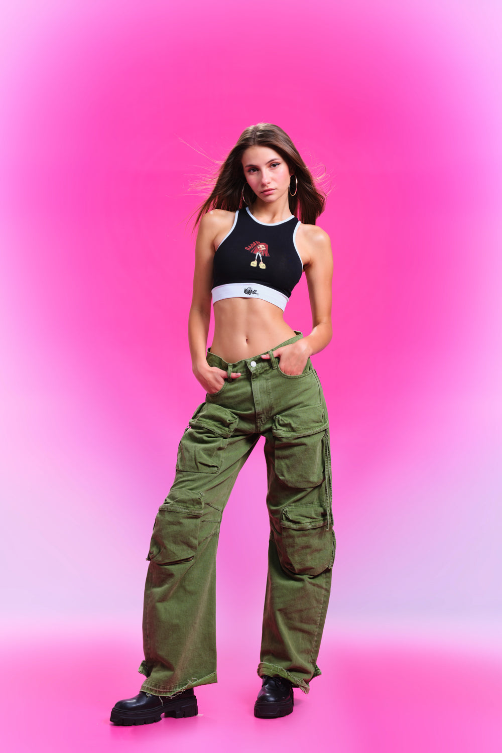 Sasha Crop Sports Tank