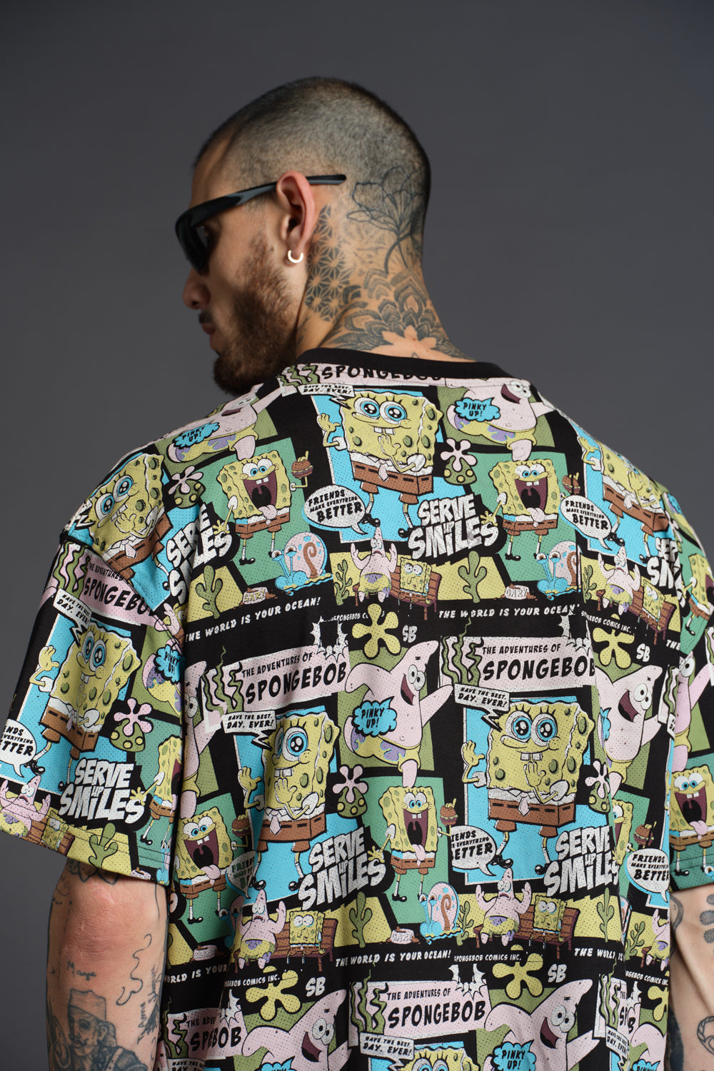 The Adventure Of SpongeBob Oversized T-shirt