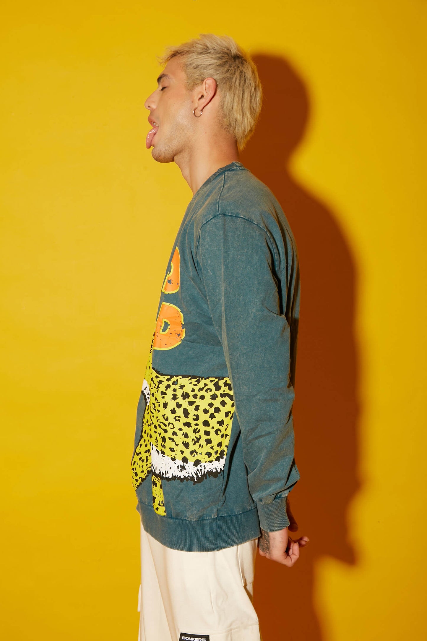 Untamed Faded Effect Heavyweight Sweatshirt