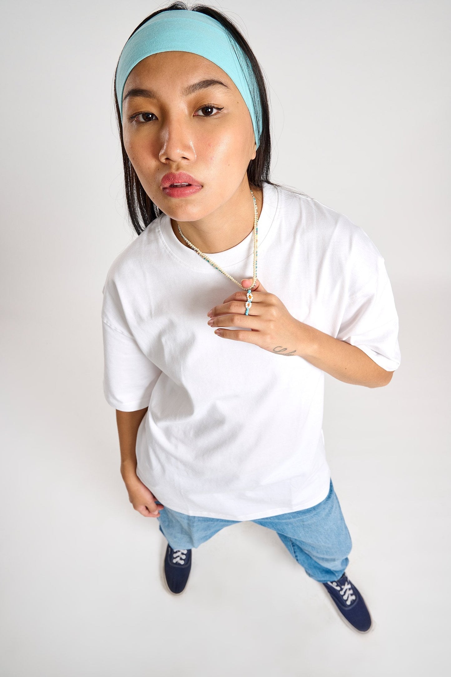 White Heavyweight Oversized T-shirt